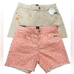NWT 2Pairs Gap Kids Girls Shorts